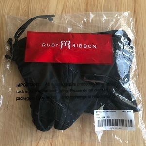 Ruby Ribbon Ruched Swim Bottom